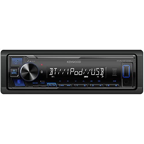 KENWOOD KMM-BT232U Bluetooth Car Stereo with USB Port, AM/FM Radio, MP3 Player, Detachable Face KENWOOD KMM-BT232U Bluetooth Car Stereo with USB Port, AM/FM Radio, MP3 Player, Detachable Face